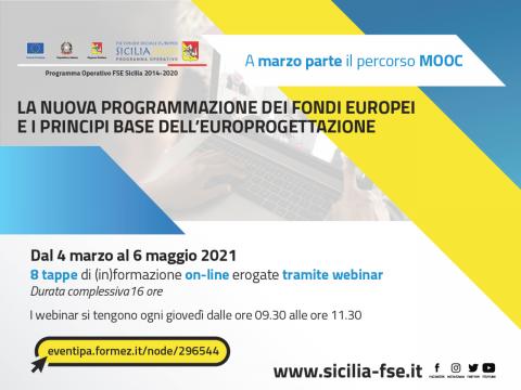 Fondi europei: al via i corsi on line per i cittadini sulla nuova programmazione