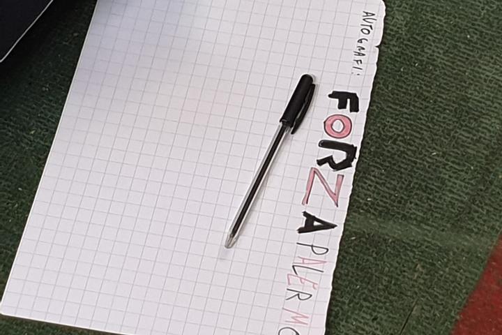 Il messaggio di un giovane tifoso
