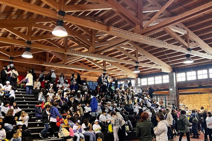 Studenti alla Festa dell'Europa