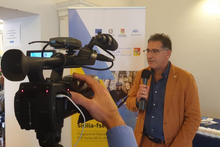 Giuliano D'Eredità, dell'Assessorato regionale istruzione e formazione, referente comunicazione Po Fse 