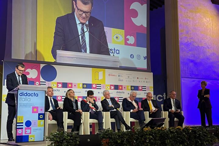 Cerimonia di inaugurazione, intervento Centinaio vice presidente del Senato 