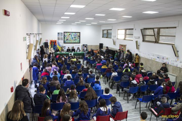 L'aula con gli studenti nell'ambito del progetto Kick off giovani