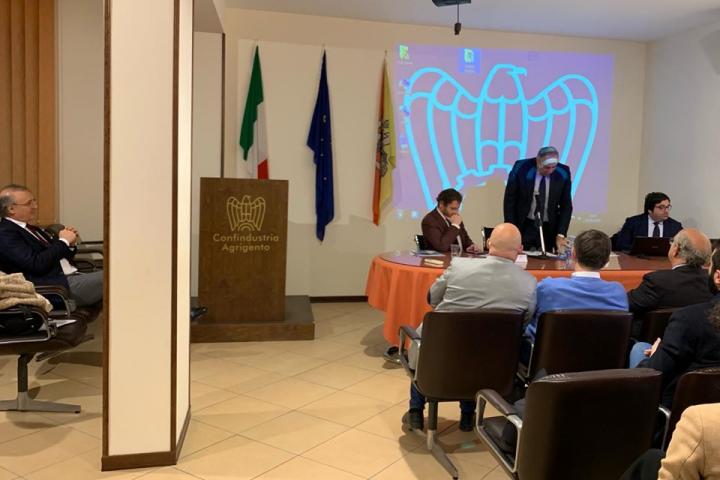 L'incontro a Sicindustria ad Agrigento